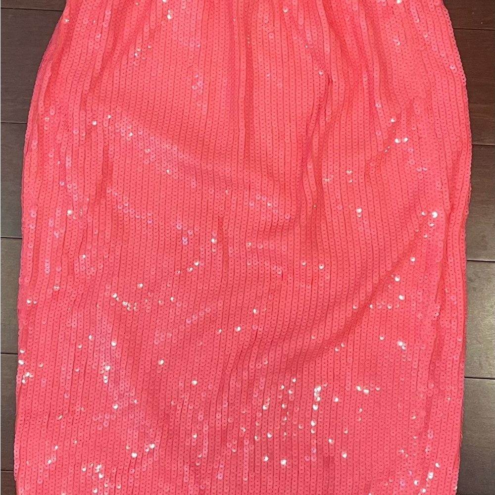 NWT J CREW COLLECTION PULL ON MIDI SKIRT IN ALL OVER SEQUINS XS